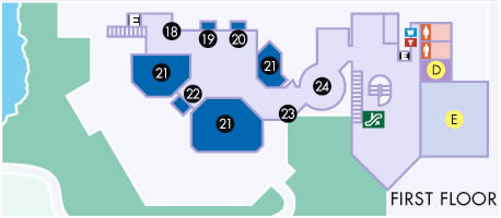 First Floor Sea Life Center Tour Map