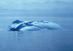 dome shaped iceberg